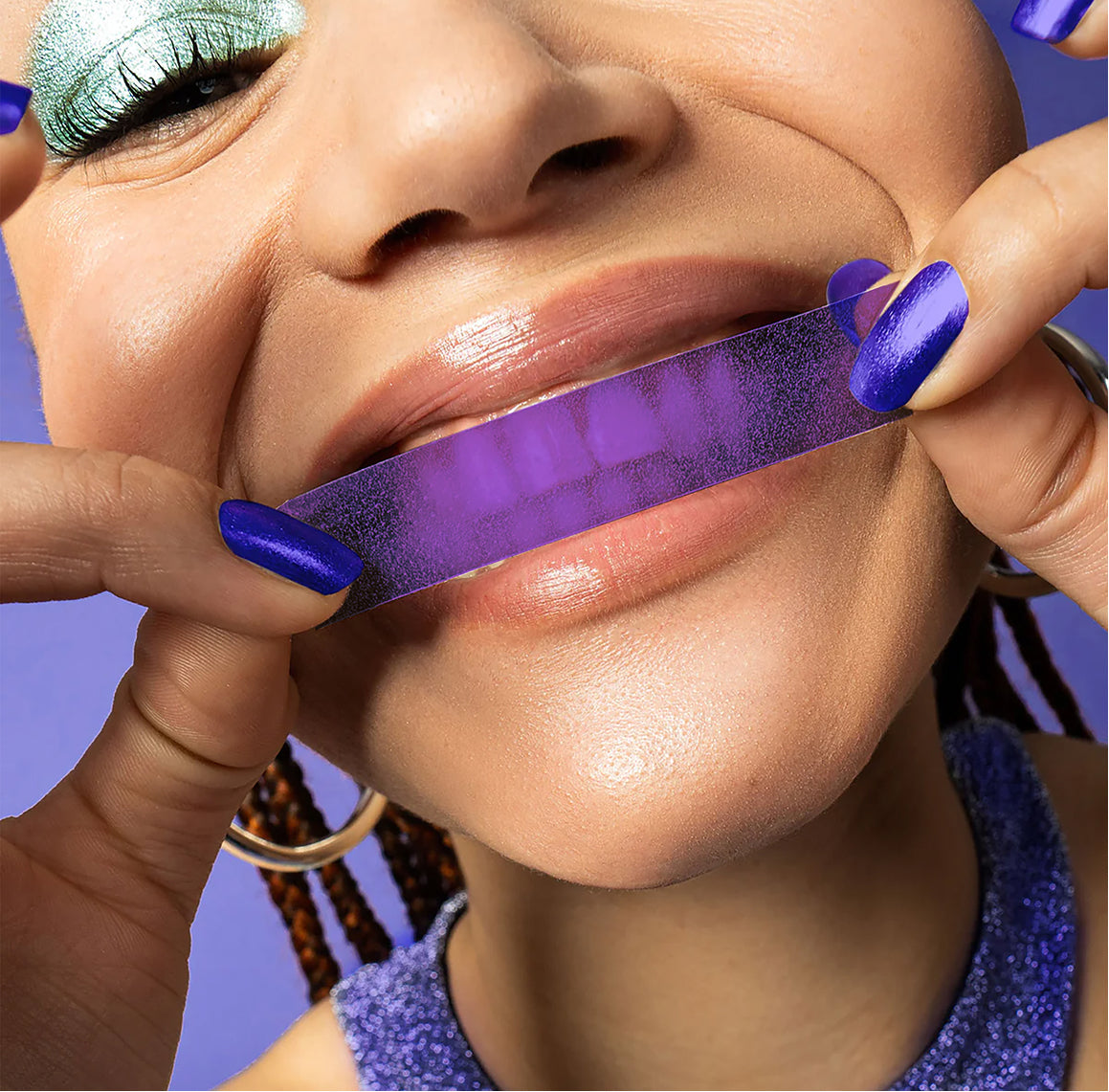 V24 Violetinės Dantų Balinimo Juostelės